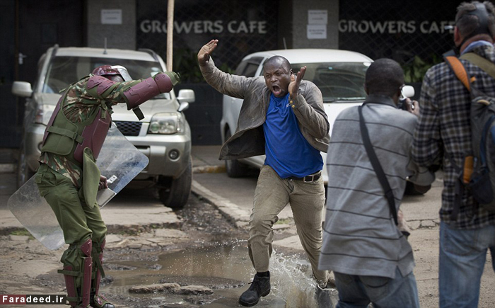 (تصاویر) خشونت کم‌سابقه پلیس کنیا علیه معترضان