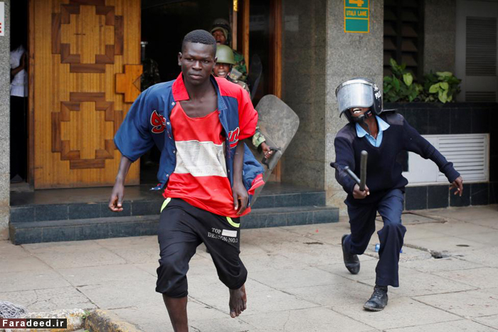 (تصاویر) خشونت کم‌سابقه پلیس کنیا علیه معترضان