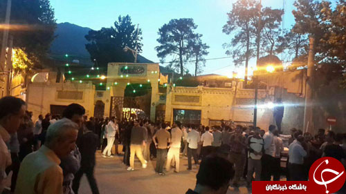 (تصاویر) اعتراض بله فائزه هاشمی در خرم آباد