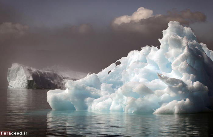 (تصاویر) زنگ خطر آب‌شدن یخ‌های «گرینلند»
