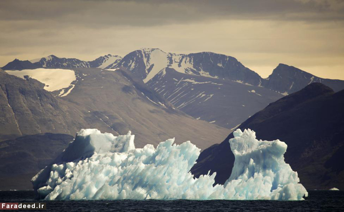 (تصاویر) زنگ خطر آب‌شدن یخ‌های «گرینلند»
