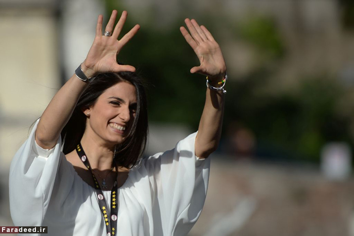 (تصویر) یک زن برای اولین بار شهردار رم شد