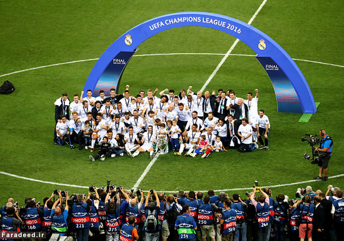 0تصاویر) جشن قهرمانی رئال مادرید