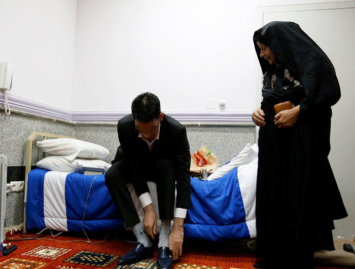 (تصاویر) عقدکنان یک اعدامی در زندان