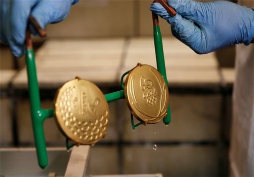 (تصاویر)مراحل‌ تولید مدال‌ های‌ المپیک