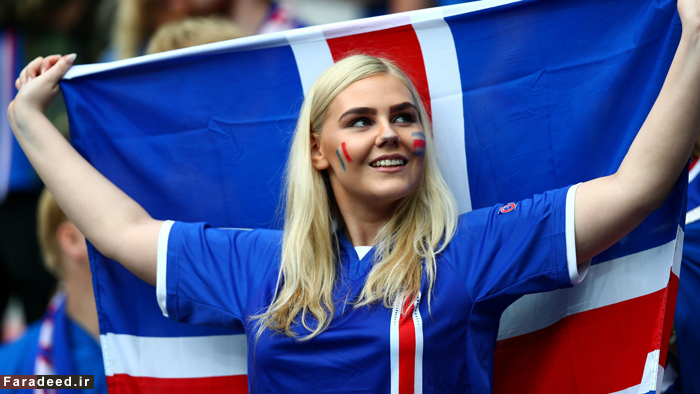 (تصاویر) پایان رویای ایسلند با گلباران فرانسه