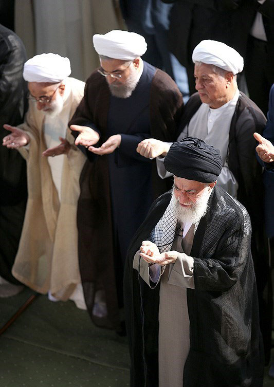 (تصاویر) نماز عید فطر  به امامت رهبر انقلاب