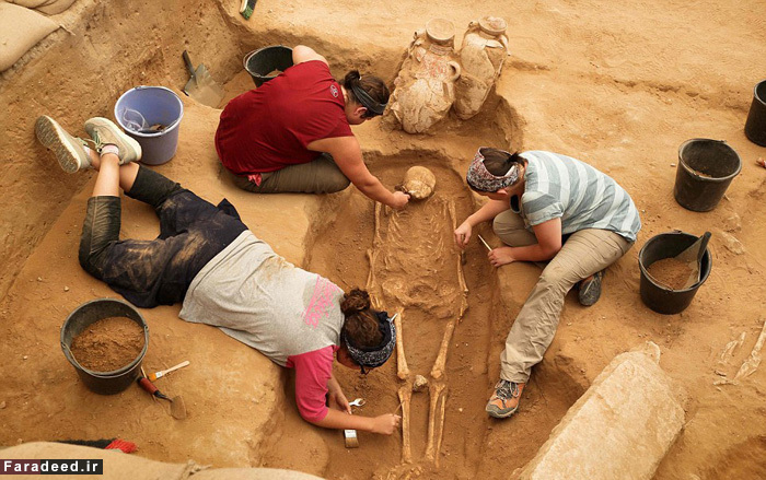 (تصاویر) کشف اولین گورستان ساکنان باستانی فلسطین