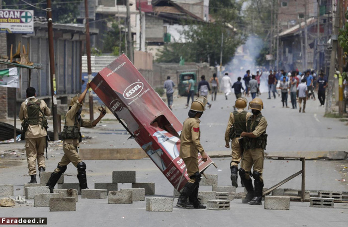 (تصاویر) شورش مرگبار در کشمیر