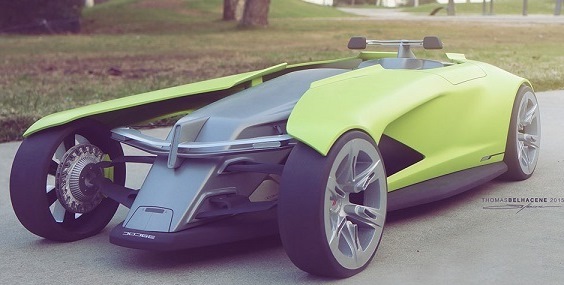 (تصاویر)خودروی عجیبی که می خواهد ساخته شود!