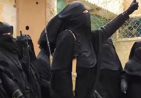 (تصاویر)گروهان زنان داعشی!