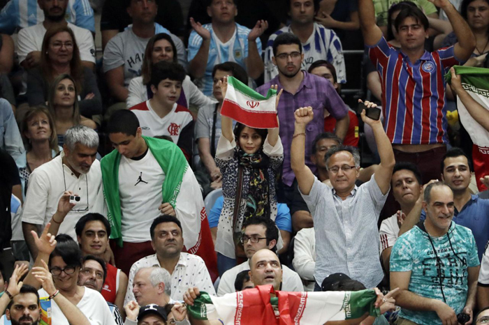 (تصاویر) حواشی دیدار والیبال ایران و آرژانتین