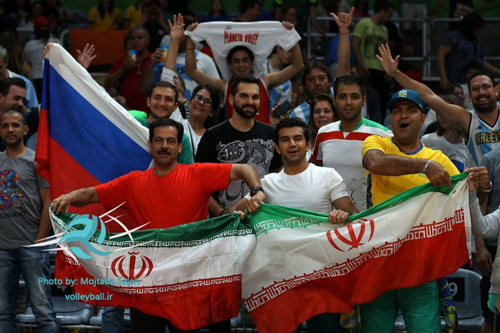 (تصاویر) حواشی دیدار والیبال ایران و آرژانتین