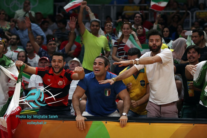 (تصاویر) حواشی دیدار والیبال ایران و لهستان