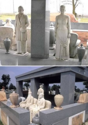 عجیب ترین سنگ قبرهای دنیا!