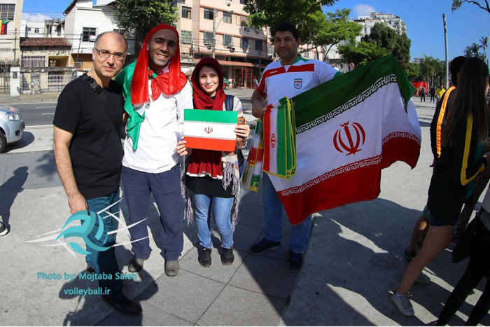 (تصاویر) حواشی پیروزی والیبال ایران بر مصر