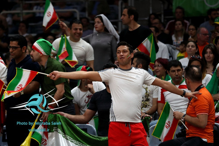 (تصاویر) حواشی پیروزی والیبال ایران بر مصر