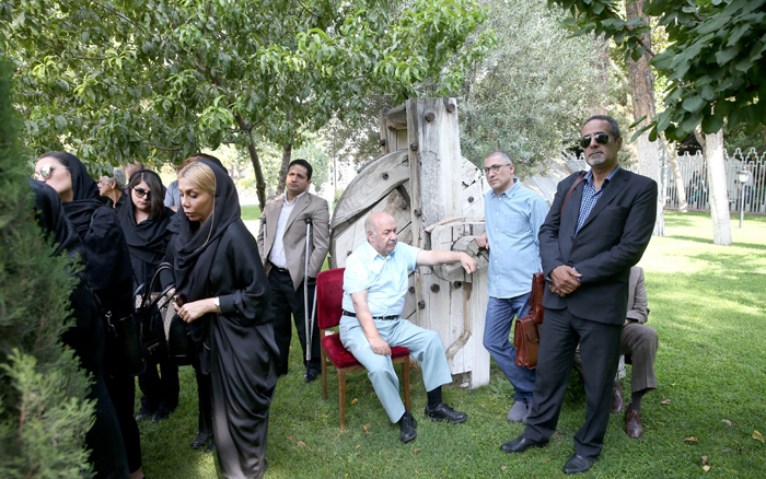 همسر مجید نجاحی نوازنده سنتور مراسم تشییع هنرمندان خانواده هنرمندان بیوگرافی مجید نجاحی