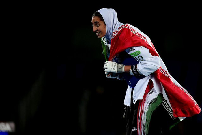 (تصاویر) تاریخ‌سازی کیمیا علیزاده در المپیک