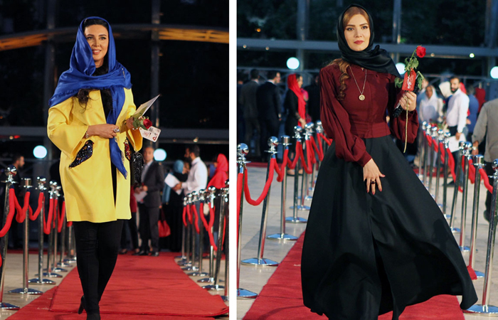 همسر بازیگران مدل لباس بازیگران مدل آرایش بازیگران جشن حافظ 95 تصاویر جشن حافظ