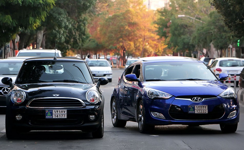 (تصاویر) جولان خودروهای لوکس در تبریز