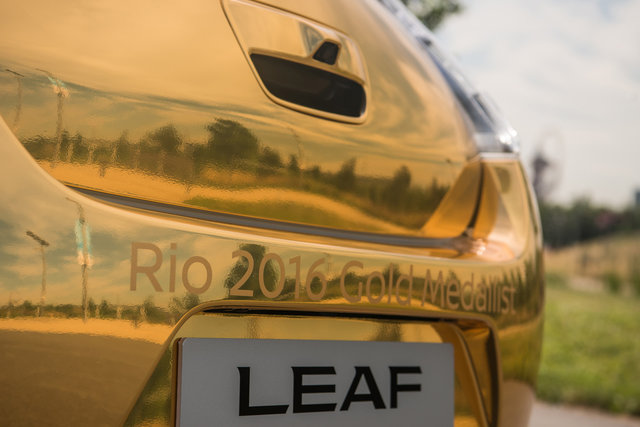 خودروی الکتریکی طلایی نیسان، جایزه قهرمانان المپیک ریو
