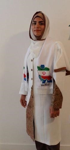 لباس کاروان پارالمپیک ایران بر تن بانوی قهرمان