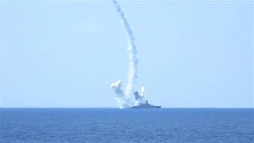 شلیک موشک‌های روسی در دریای خزر
