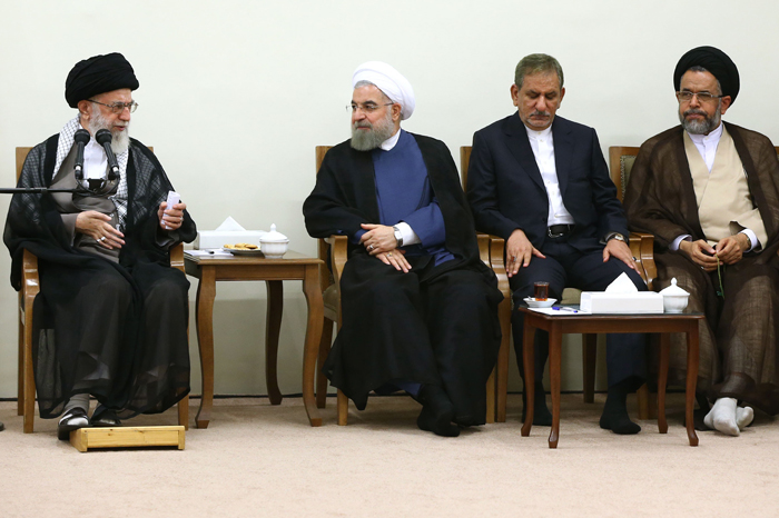 (تصاویر) دیدار اعضای هیأت دولت با رهبر انقلاب