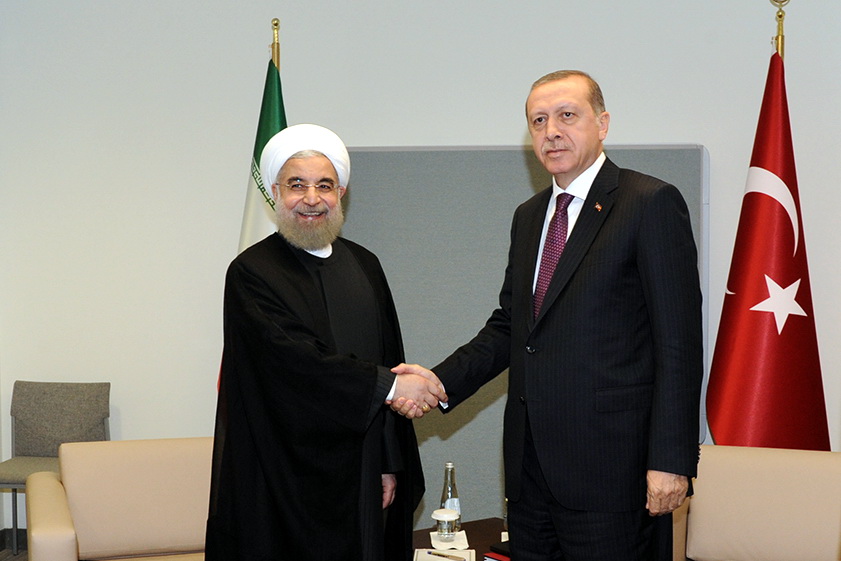 (تصاویر) دکتر روحانی در دیدار رییس جمهور ترکیه
