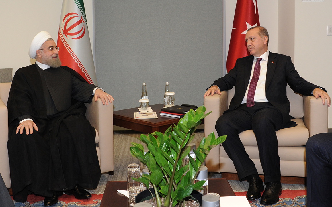 (تصاویر) دکتر روحانی در دیدار رییس جمهور ترکیه