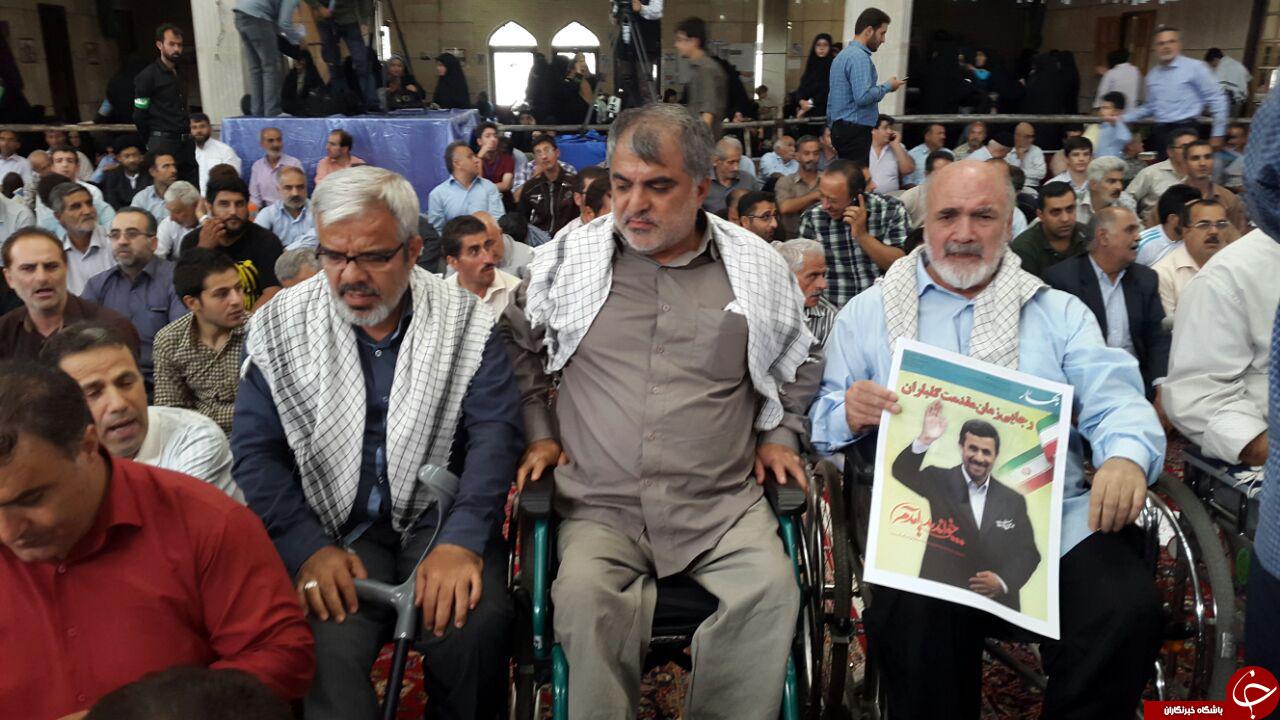 متن و حاشیه حضور احمدی نژاد در قزوین+ (تصاویر)