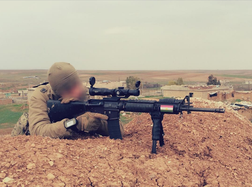 گفتگو با یک پیشمرگه در خط مقدم مبارزه با داعش