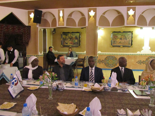 (تصاویر) ضیافت شام برای وزیرخارجه ساحل عاج در هتل اسپیناس