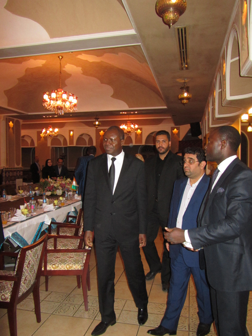 (تصاویر) ضیافت شام برای وزیرخارجه ساحل عاج در هتل اسپیناس