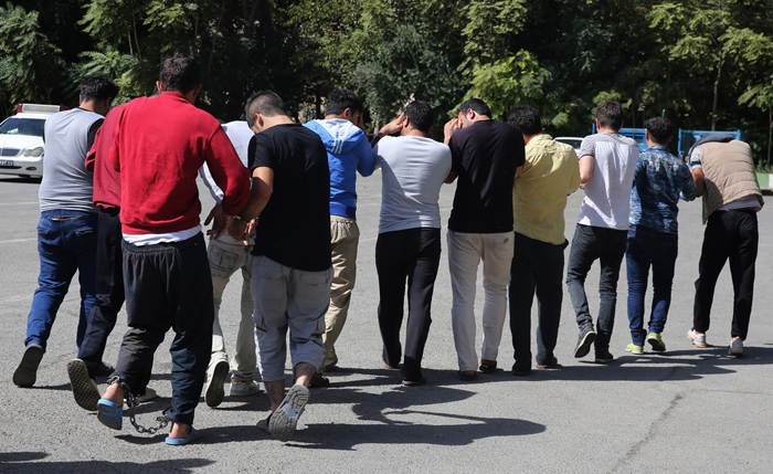 (تصاویر) دستگیری 153 دزد و زورگیر در تهران