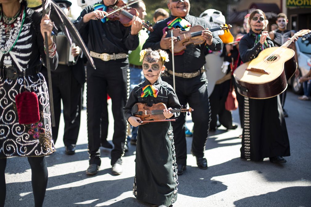 (تصاویر) جشن روز ملی مردگان در مکزیک
