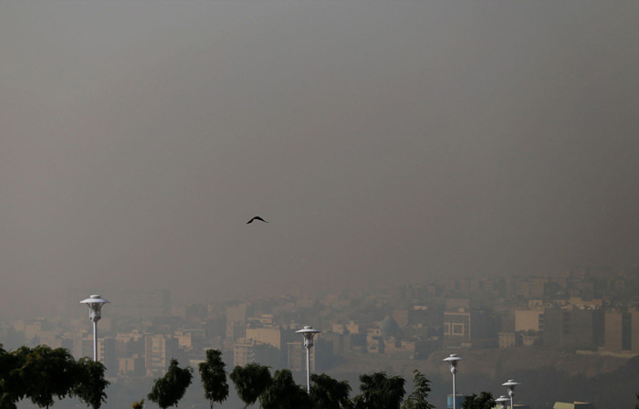 (تصاویر) آلوده ترین روز سال در تهران