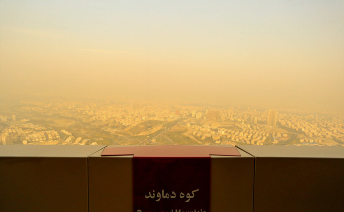 (تصاویر) آلوده ترین روز سال در تهران