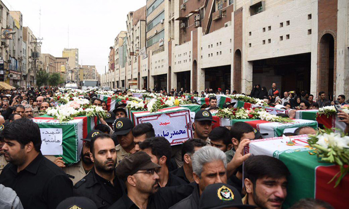 تشییع 33جان باخته حادثه قطار در تبریز