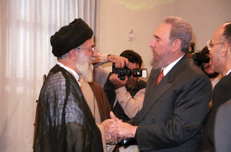 (تصاویر) سفر فیدل کاسترو به ایران