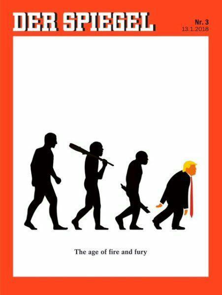 (تصویر) طرح جلد قابل تامل نشریه آلمانی درباره ترامپ
