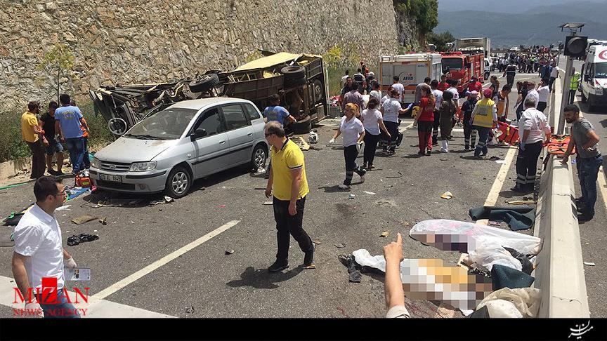 حادثه برای خودروی گردشگران در ترکیه