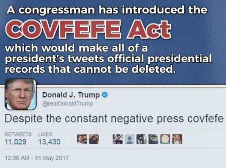(عکس) قانون کنگره برای توئیت‌بازی ترامپ