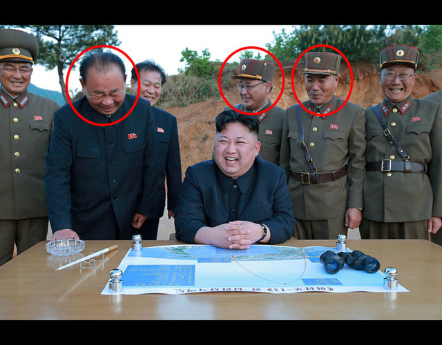 (عکس) افشای هویت ۳ معتمد رهبر کره شمالی