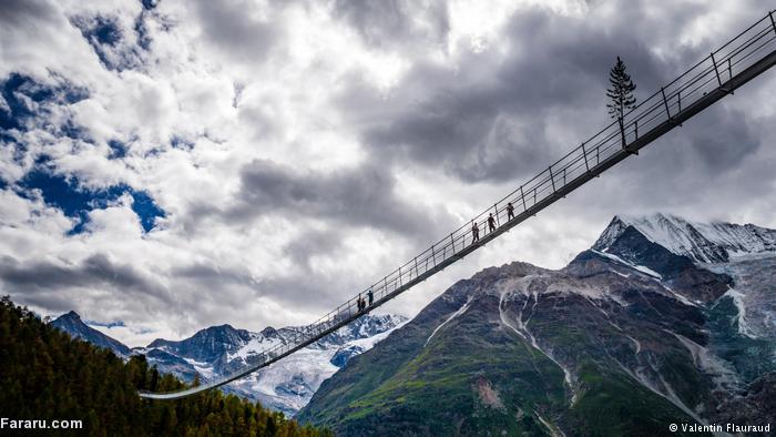 (تصاویر) طولانی‌ترین پل معلق جهان افتتاح شد