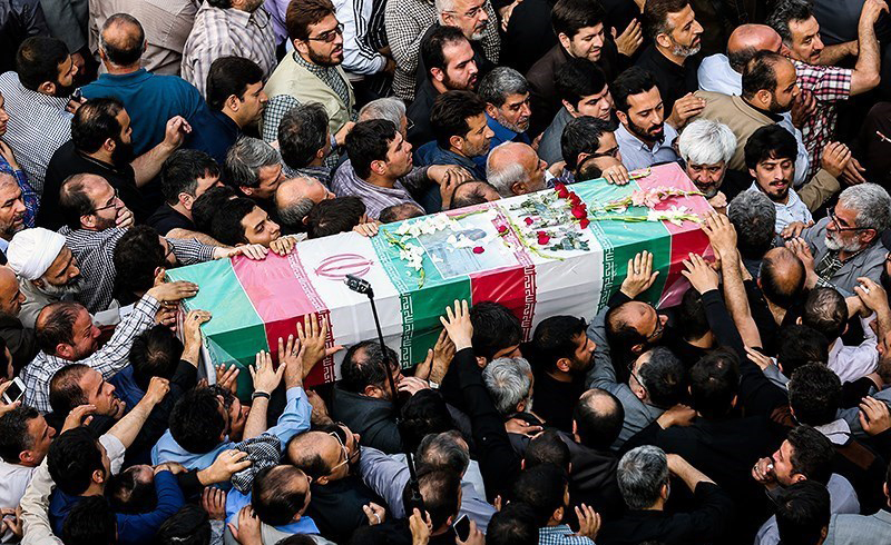 پیکر شهید حسن جنگجو در تبریز تشییع شد