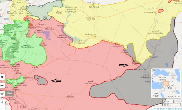 داعش شهر القریتین سوریه را اشغال کرد