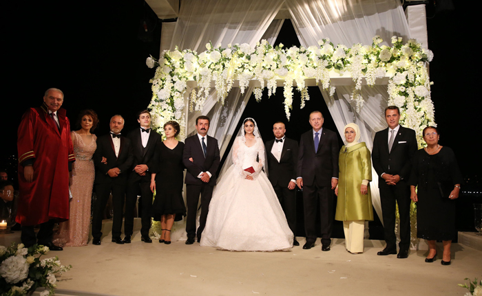 (تصاویر) اردوغان شاهد ازدواج یک فوتبالیست