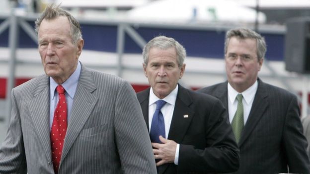بوش پدر به هیلاری کلینتون رای داده است